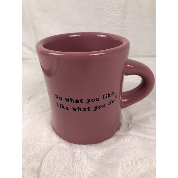 Life is Good Ceramic Mug Pink HOME Heart Whisk Spatula Do What You Like Cup - Picture 3 of 6